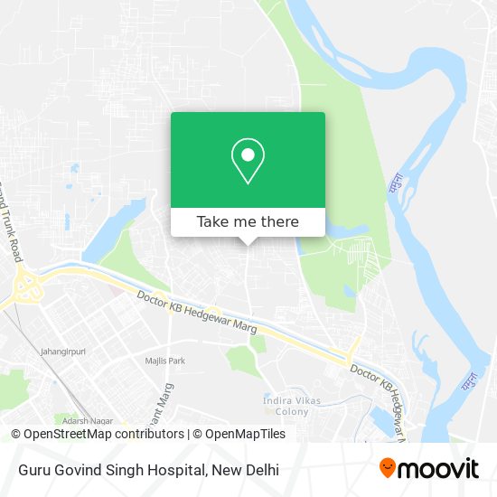 Guru Govind Singh Hospital map