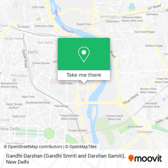 Gandhi Darshan (Gandhi Smriti and Darshan Samiti) map