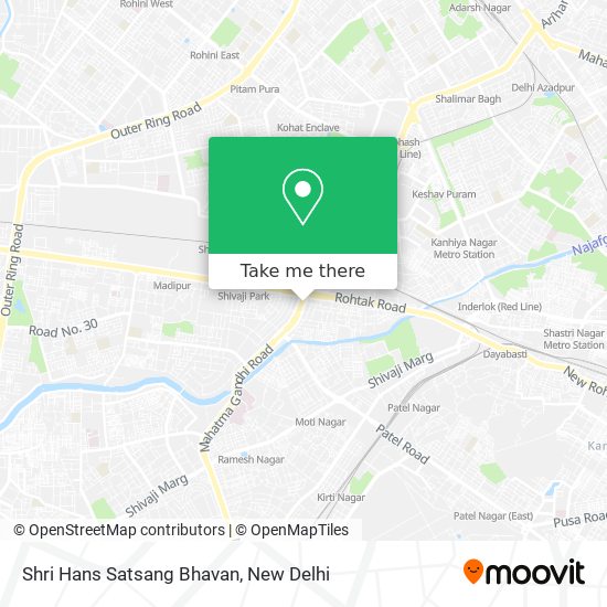 Shri Hans Satsang Bhavan map