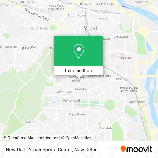New Delhi Ymca Sports Centre map