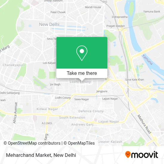 Meharchand Market map