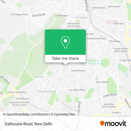 How to get to Dalhousie Road in Delhi by Bus Metro or Train