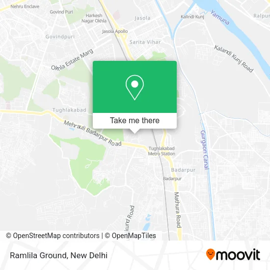 Ramlila Ground map