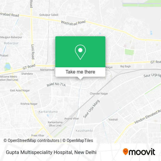 Gupta Multispeciality Hospital map