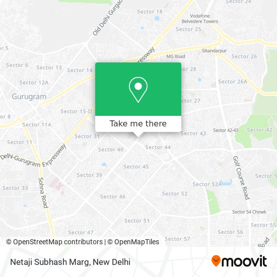 Netaji Subhash Marg map