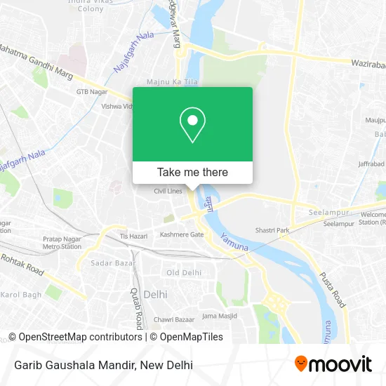 Garib Gaushala Mandir map