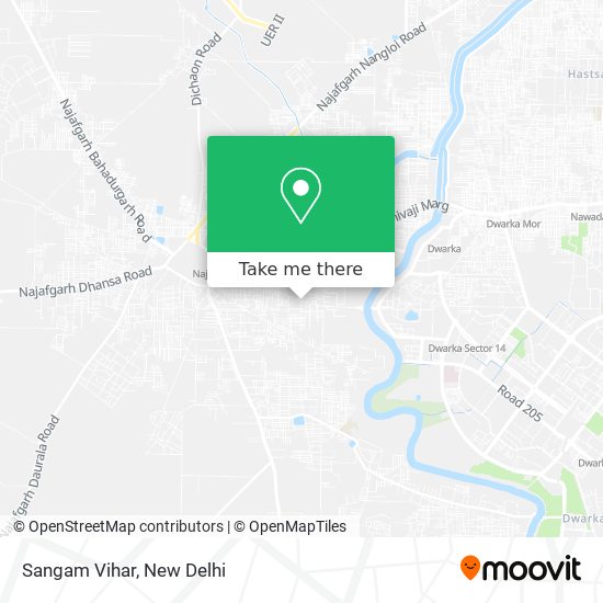 Sangam Vihar map