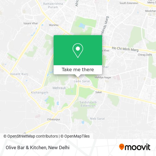 Olive Bar & Kitchen map