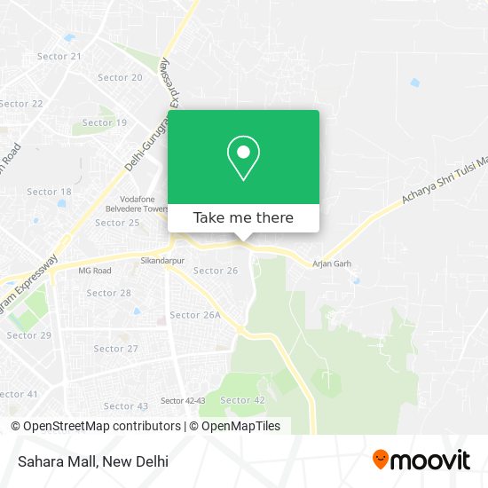 Sahara Mall map