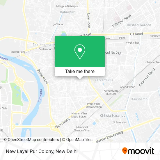 New Layal Pur Colony map