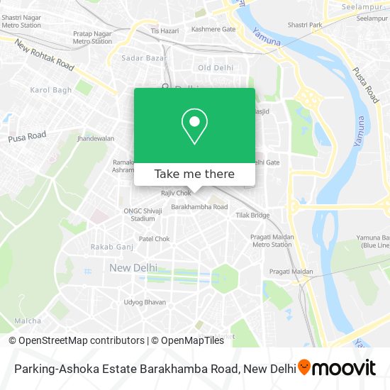 Parking-Ashoka Estate Barakhamba Road map