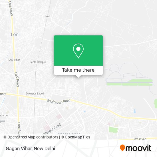 Gagan Vihar map