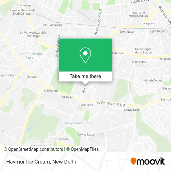 Havmor Ice Cream map