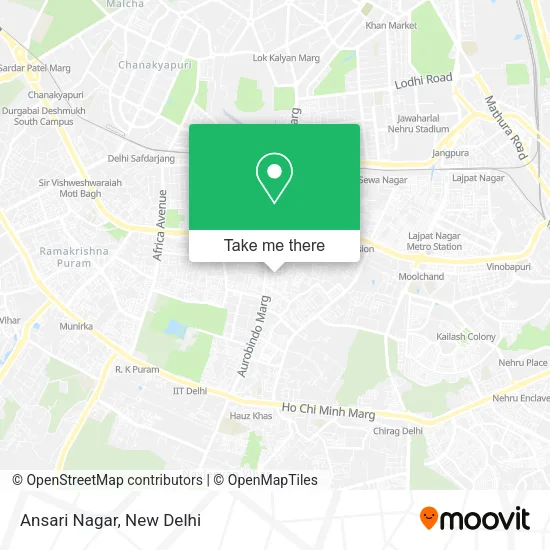 Ansari Nagar map