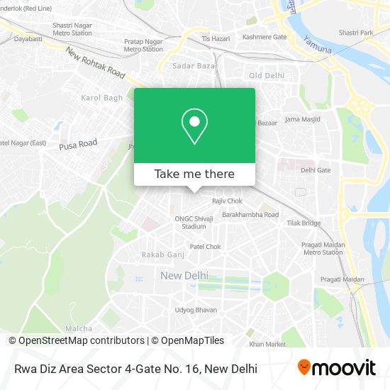 Rwa Diz Area Sector 4-Gate No. 16 map