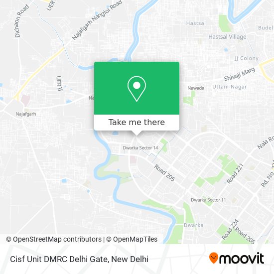 Cisf Unit DMRC Delhi Gate map