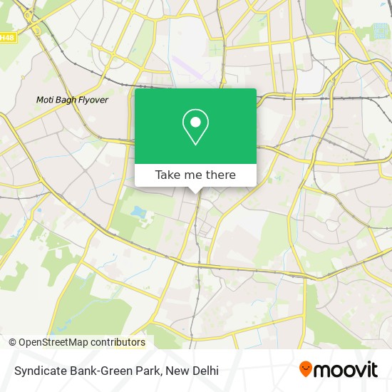 Syndicate Bank-Green Park map