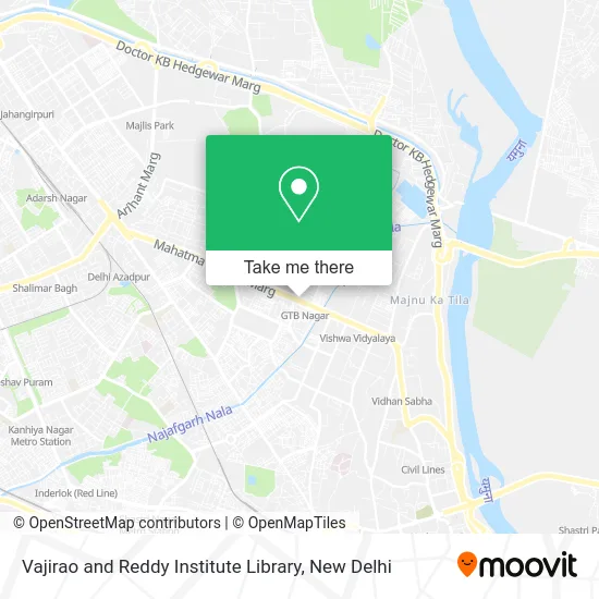 Vajirao and Reddy Institute Library map