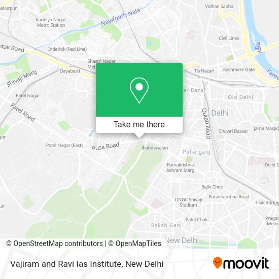 Vajiram and Ravi Ias Institute map