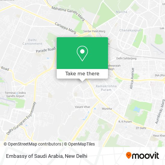 Embassy of Saudi Arabia map