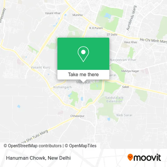 Hanuman Chowk map