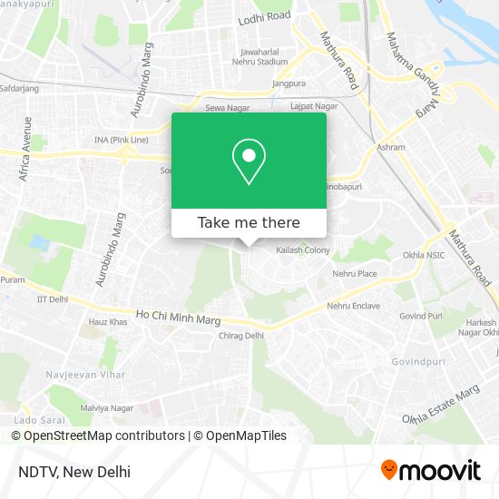 NDTV map