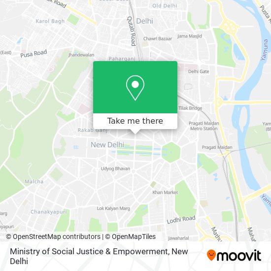 Ministry of Social Justice & Empowerment map