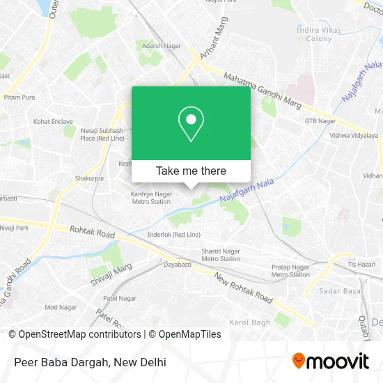 Peer Baba Dargah map
