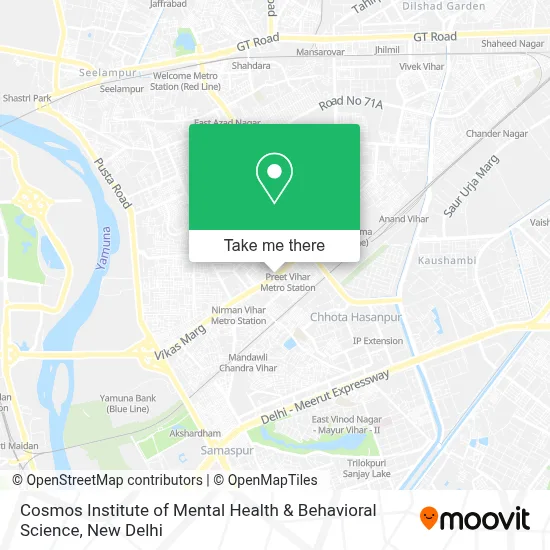 Cosmos Institute of Mental Health & Behavioral Science map