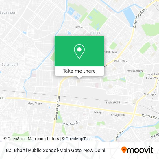Bal Bharti Public School-Main Gate map