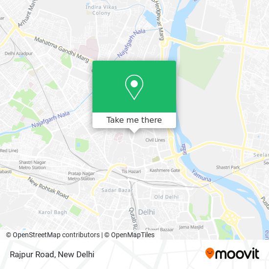 Rajpur Road map