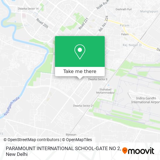 PARAMOUNT INTERNATIONAL SCHOOL-GATE NO 2 map