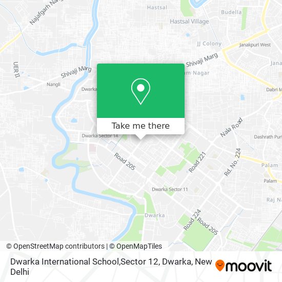 Dwarka International School,Sector 12, Dwarka map
