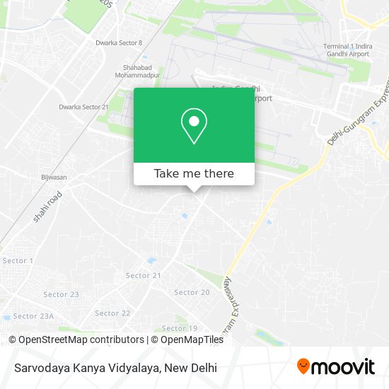 Sarvodaya Kanya Vidyalaya map