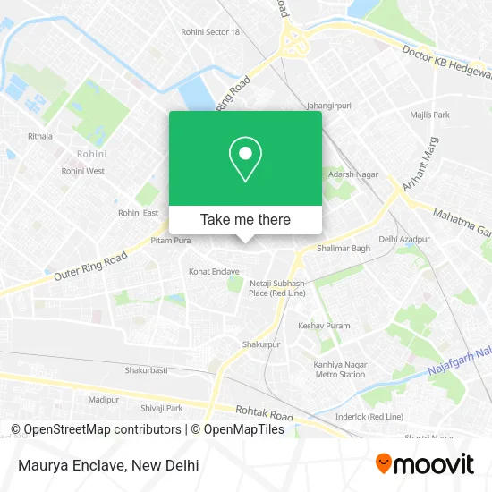 Maurya Enclave map