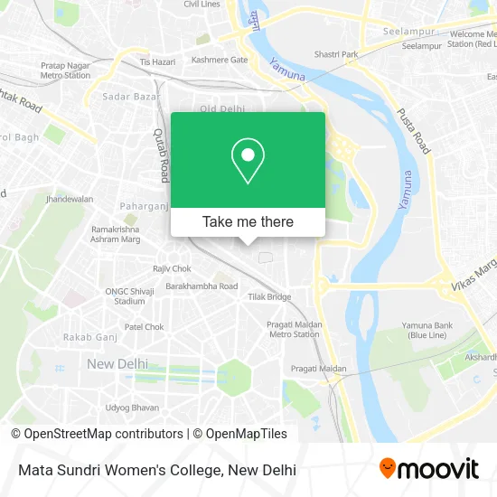 Mata Sundri Women's College map