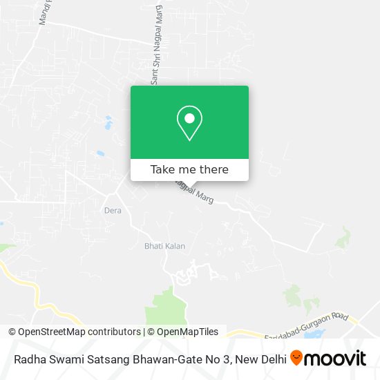 Radha Swami Satsang Bhawan-Gate No 3 map