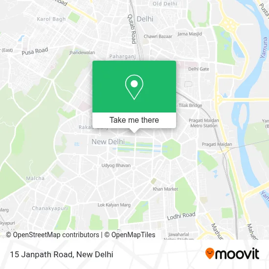 15 Janpath Road map