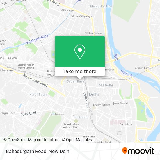 Bahadurgarh Road map