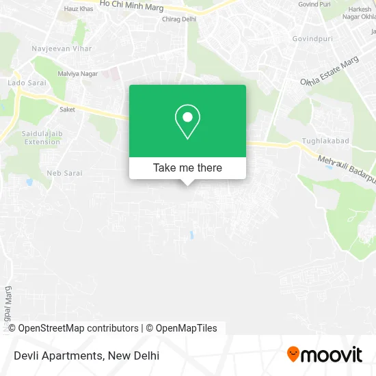 Devli Apartments map