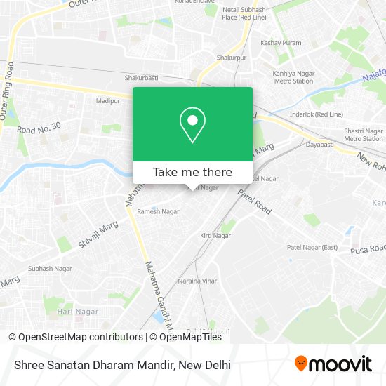 Shree Sanatan Dharam Mandir map
