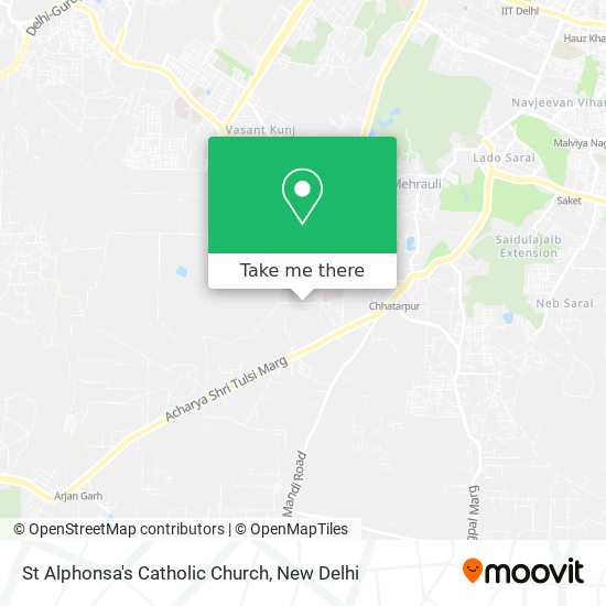St Alphonsa's Catholic Church map