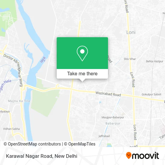 Karawal Nagar Road map