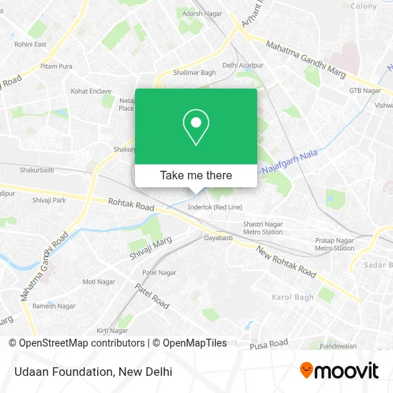 Udaan Foundation map