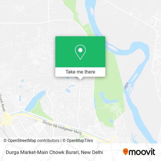 Durga Market-Main Chowk Burari map