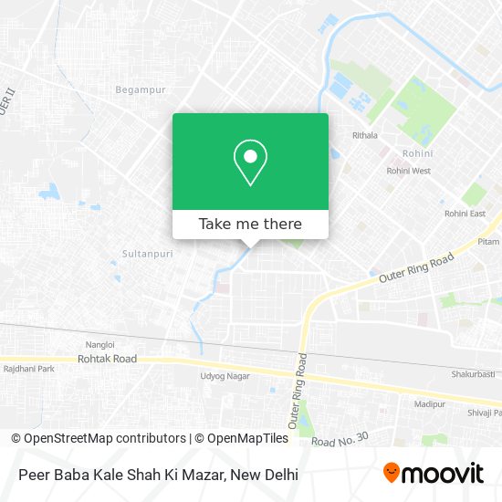 Peer Baba Kale Shah Ki Mazar map