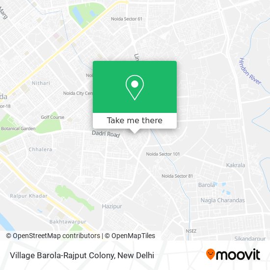 Village Barola-Rajput Colony map