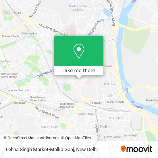 Lehna Singh Market-Malka Ganj map