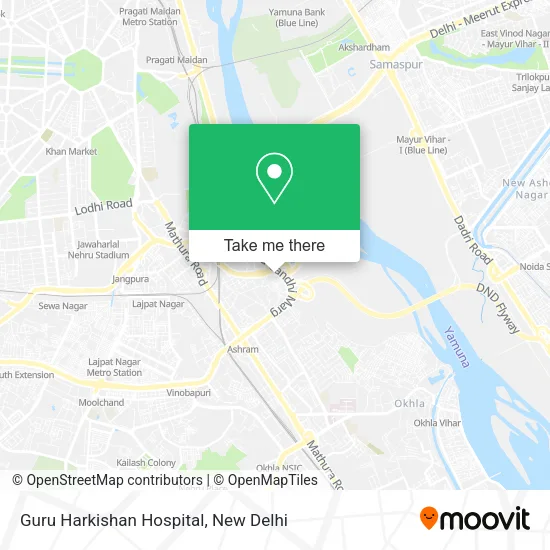 Guru Harkishan Hospital map