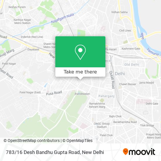 783/16 Desh Bandhu Gupta Road map